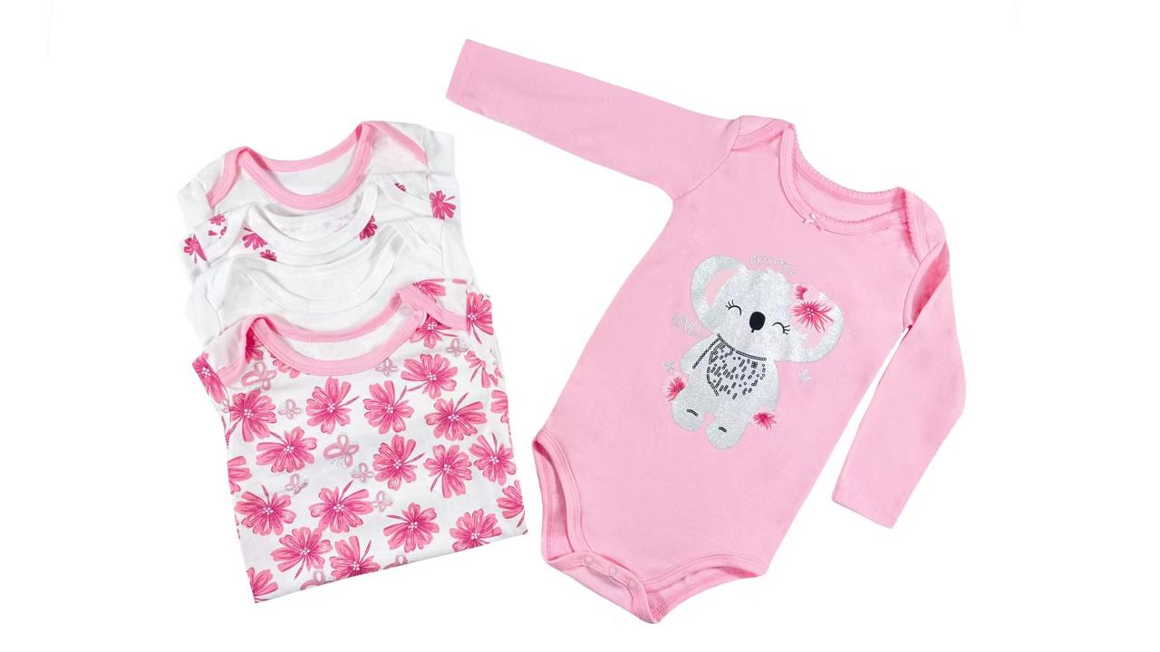 bodys algodon pack 5 unidades beba koala