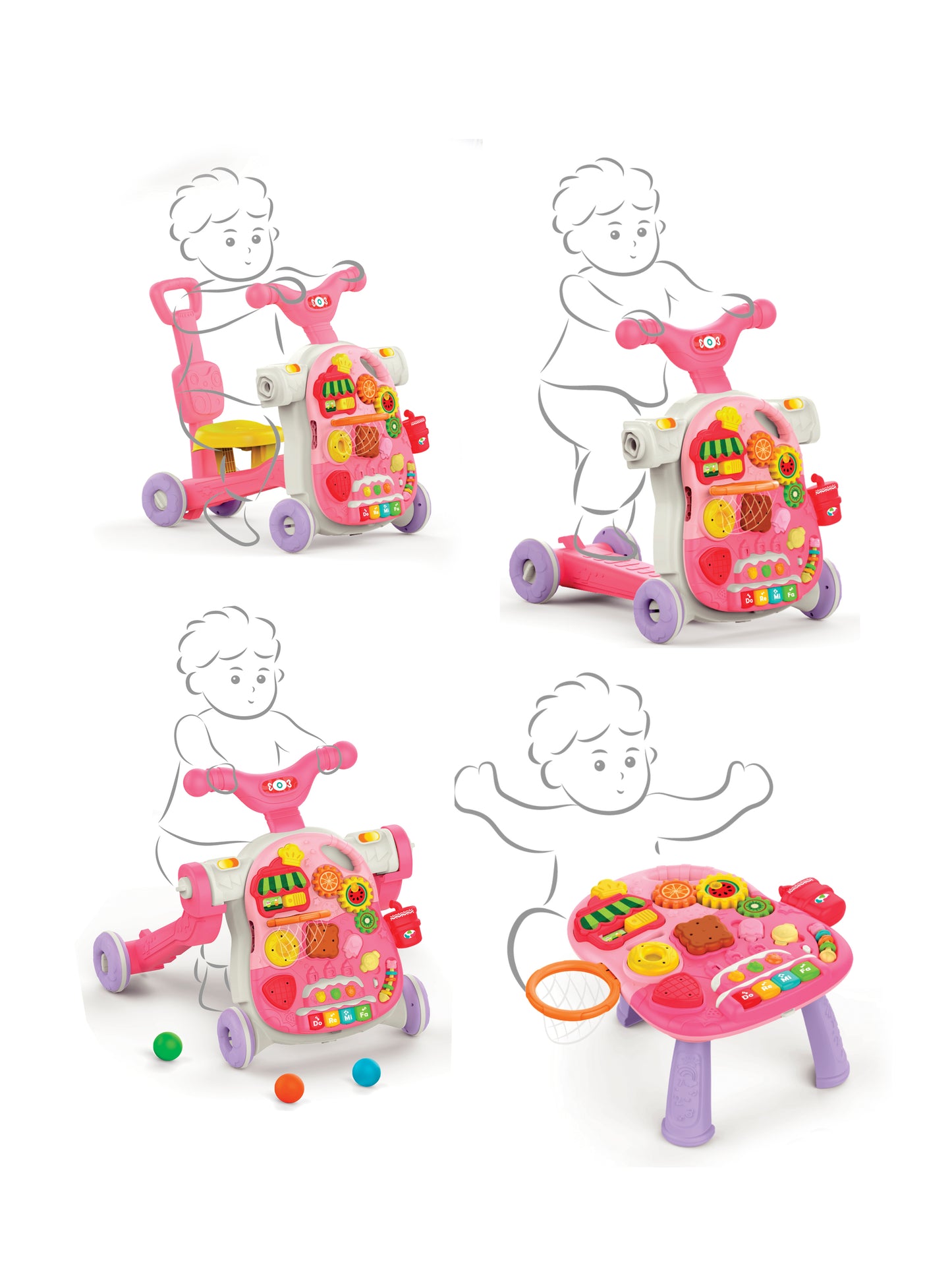 CAMINADOR MULTIFUNCIONAL 4 EN 1