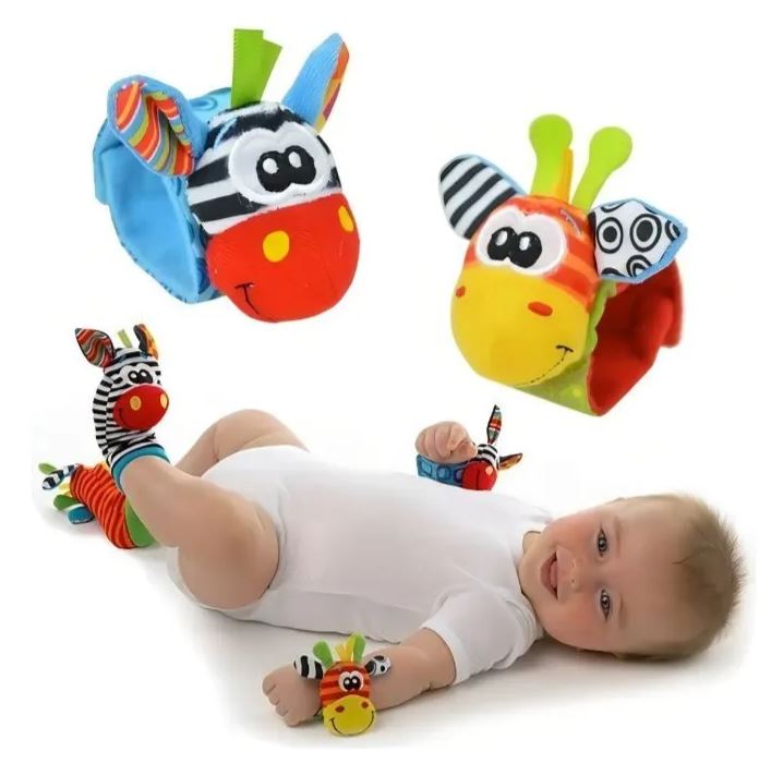 kit estimulacion de pulsera y calcetas bebe