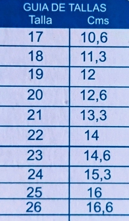 zapato gateador niño azul