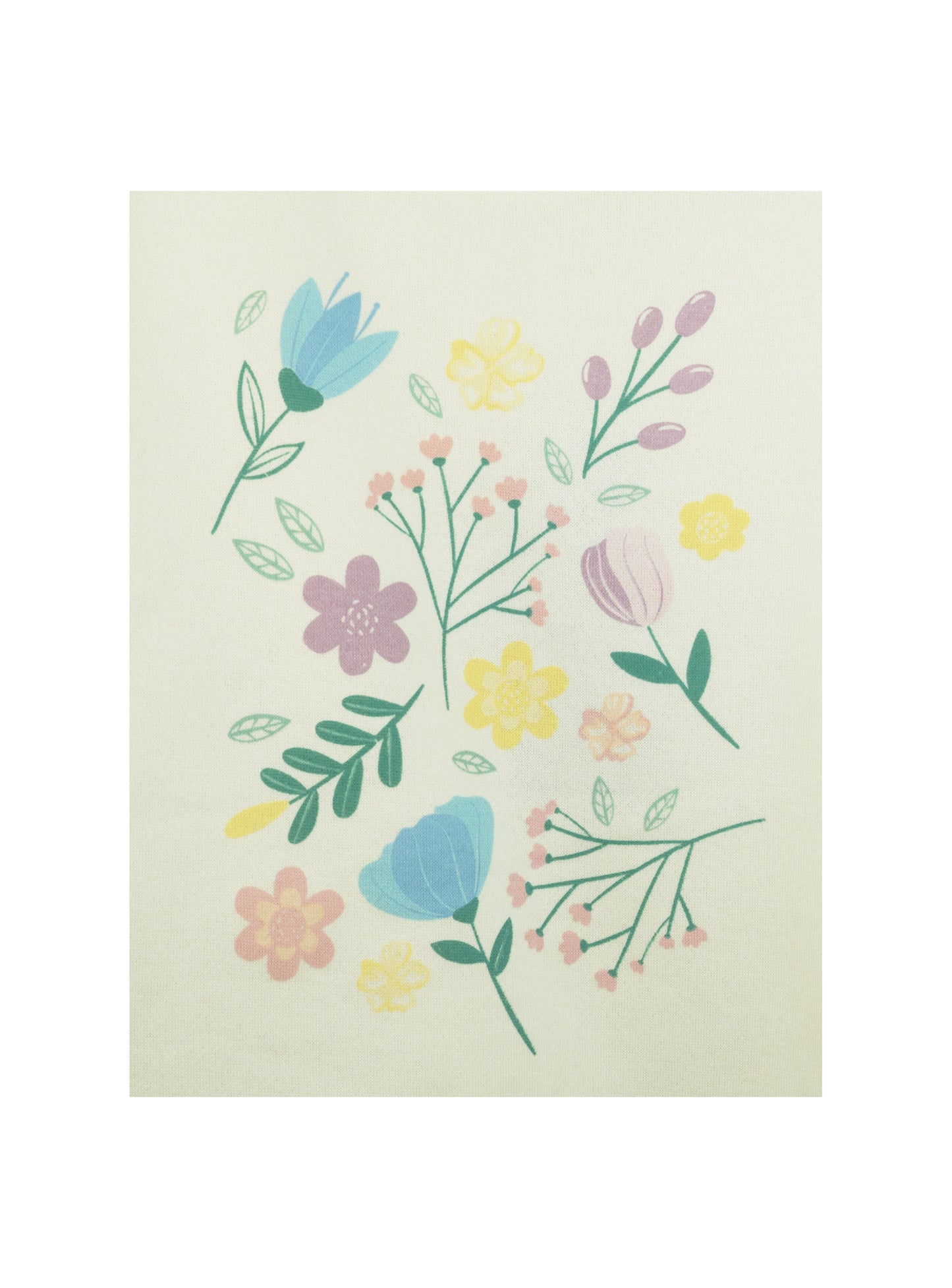 poleron de niña flores