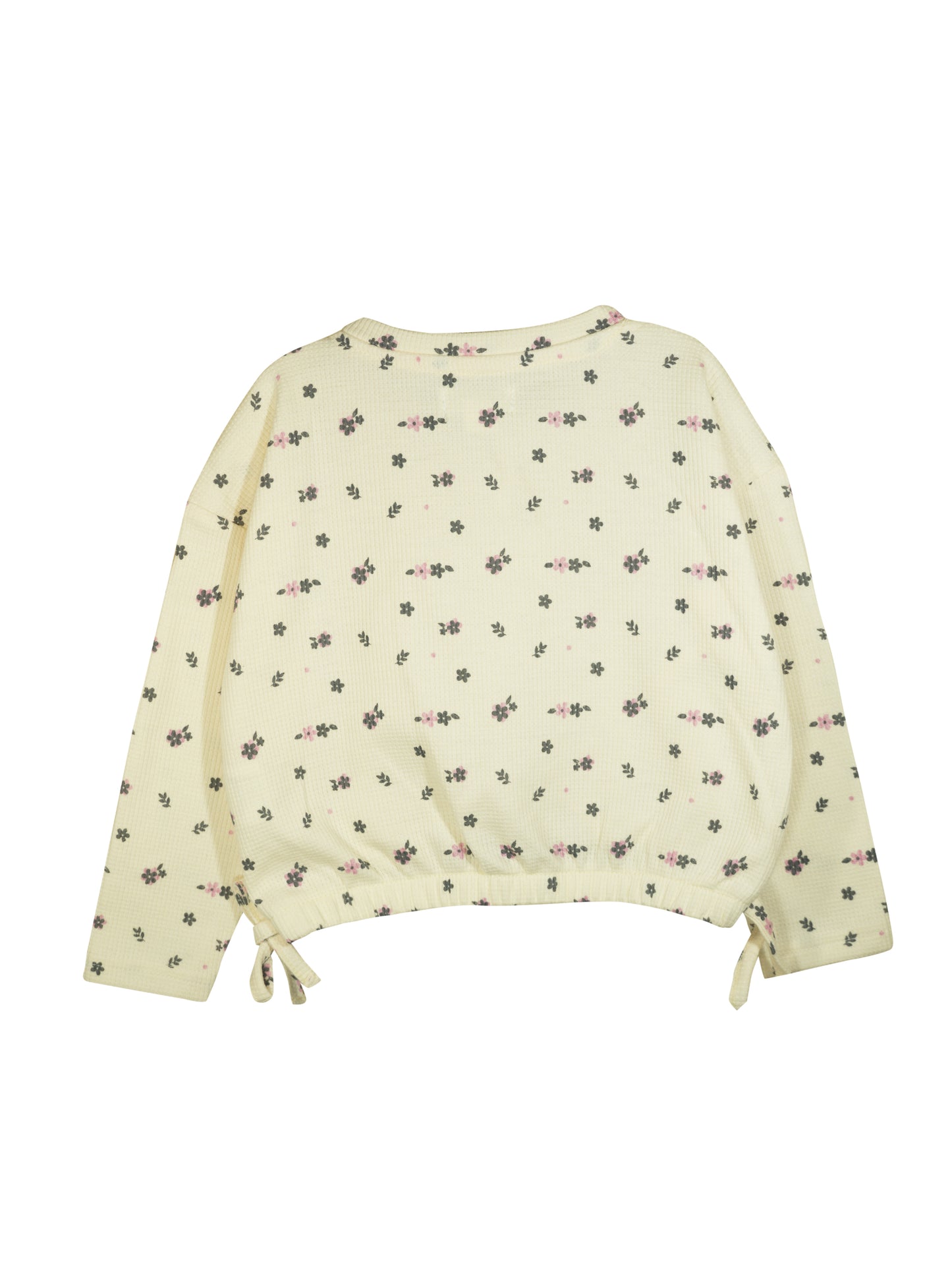 POLERA MANGA LARGA TELA ACANALADA NIÑA