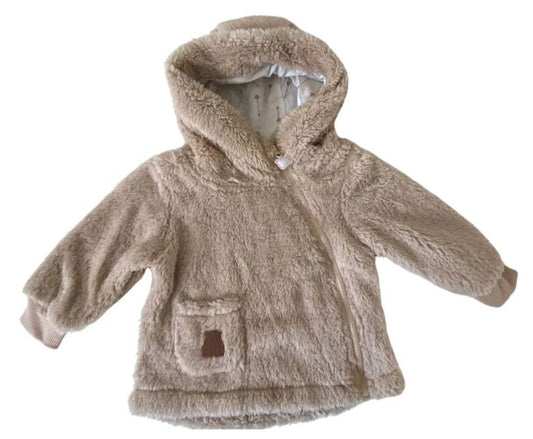 CHAQUETA MARRON DE FELPA BEBA