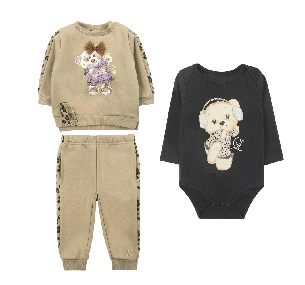conjunto niña 3 piezas