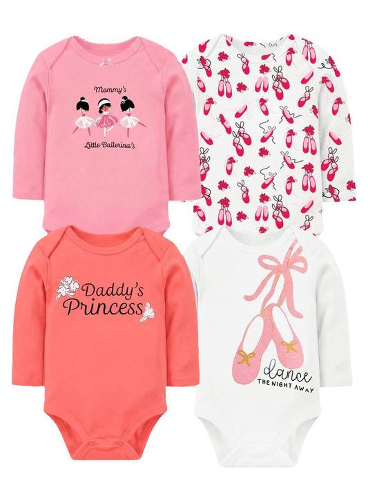 bodys algodon beba pack 4 unidades