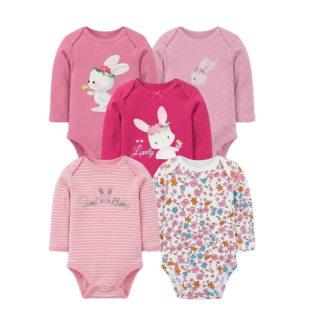 bodys algodon bebe pack 5 unidades