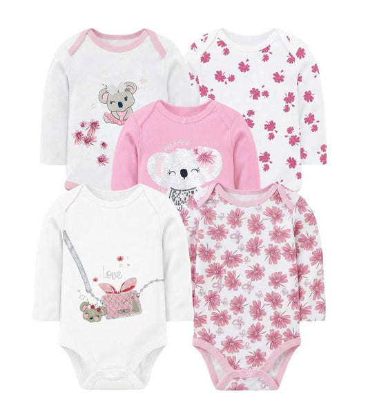 bodys algodon pack 5 unidades beba koala