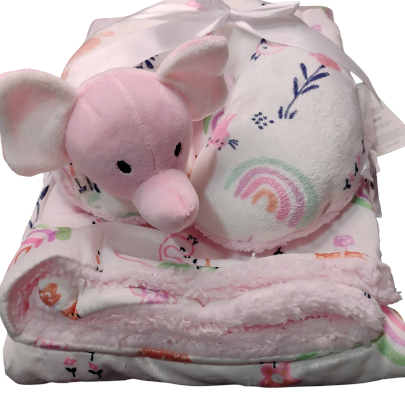 manta frazada cobija polar + cervical bebe