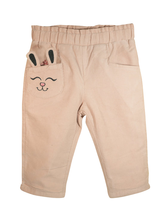 pantalón de cotele forrado niña
