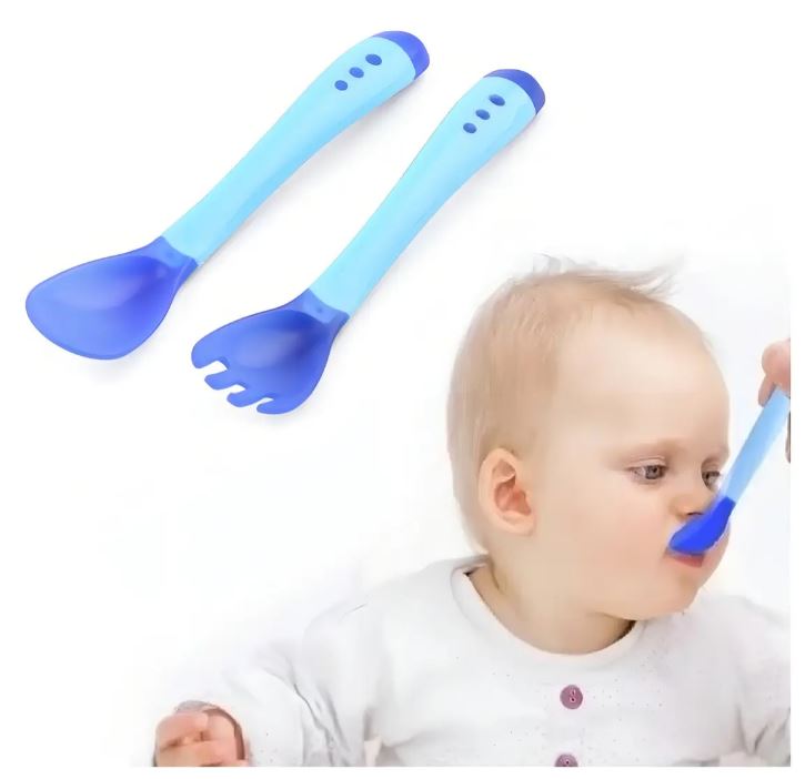 set cuchara y tenedor para bebes