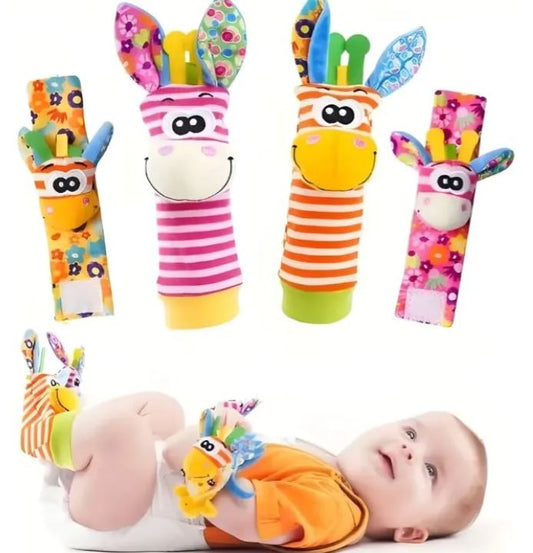 kit estimulacion de pulsera y calcetas bebe