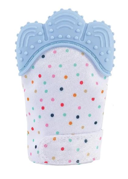 guante mordedor para bebe