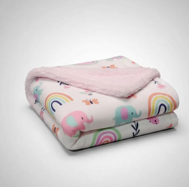 manta frazada cobija polar + cervical bebe