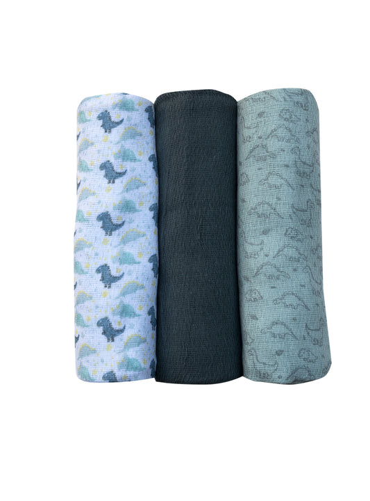 pañal algodón niño set 3 unidades 80 x 80 cm