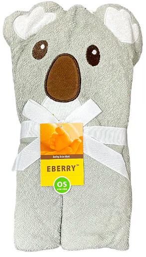 toalla algodon con capucha bebe 76x 90 cm