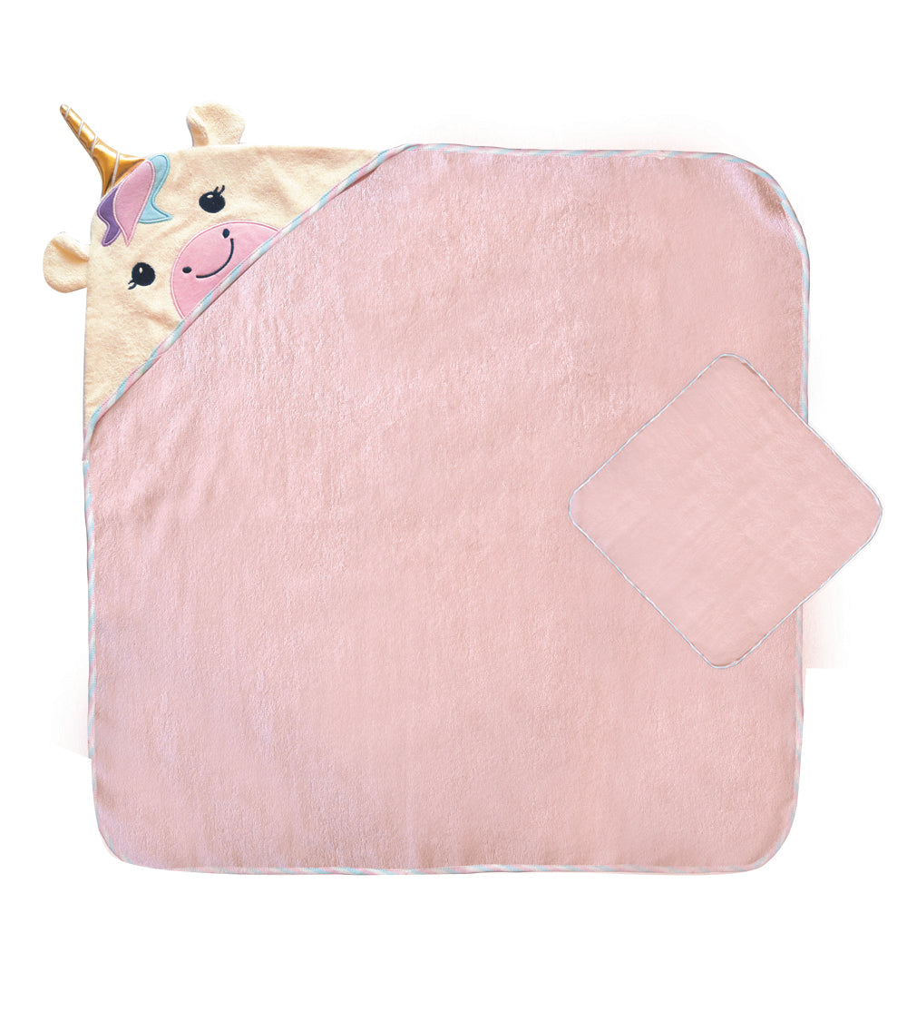 SET TOALLA CON CAPUCHA VARIADOS DISEÑOS